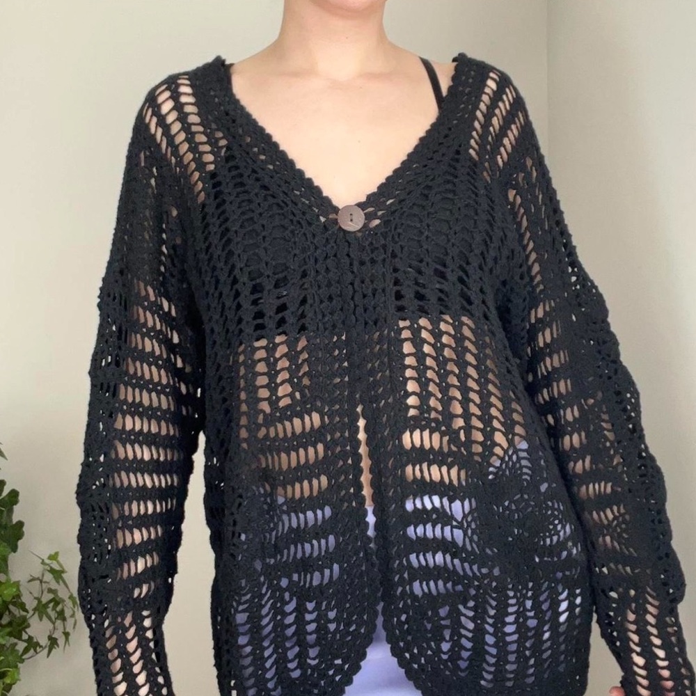 Crochet Cardigan - Picture 2 of 4